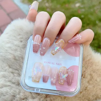 I will teach you a simple at home press on nail technique